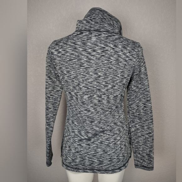 Athleta Gray Coastal Spacedye Fleece Pullover Size Small - Picture 5 of 16